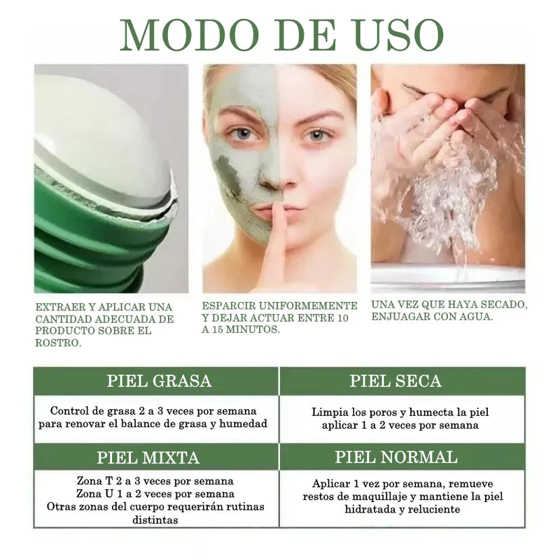 Green Mask - Mascarilla de Té Verde 🌱