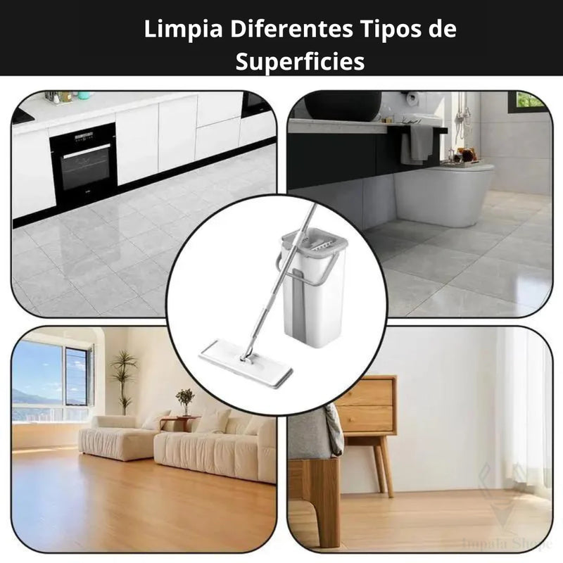 MagicMop - Limpieza Profunda con Microfibra Lavable