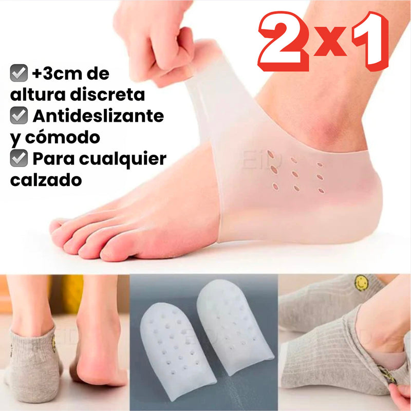 ConfortUp - Plantillas de Silicona Invisibles +3cm de Altura